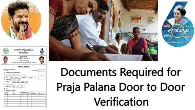 Documents Praja Palana Door to Door Verification