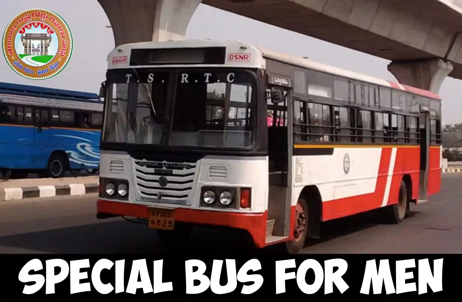Special bus for men in Hyderabad TSRTC